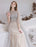 Evening Dress Light Grey A Line Jewel Neck Floor Length Sleeveless Zipper Social Party Dresses Pageant Dress