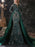 Evening Dress Mermaid Jewel Neck With Train Long Sleeves Zipper Lace Lace Social Pageant Dresses