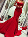 Evening Dress Mermaid Sweetheart Neck Sleeveless Zipper Satin Fabric Formal Dinner Dresses With Train(APP ExclusivePrice  $139.99)