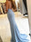 Evening Dress Mermaid V Neck Lycra Spandex Pleated Split Front Formal Party Dresses With Train(APP ExclusivePrice  $143.99)