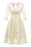 Evening Jacquard Embroidery Hollow Out Lace Dress - Apricot Dress / S - lace dresses
