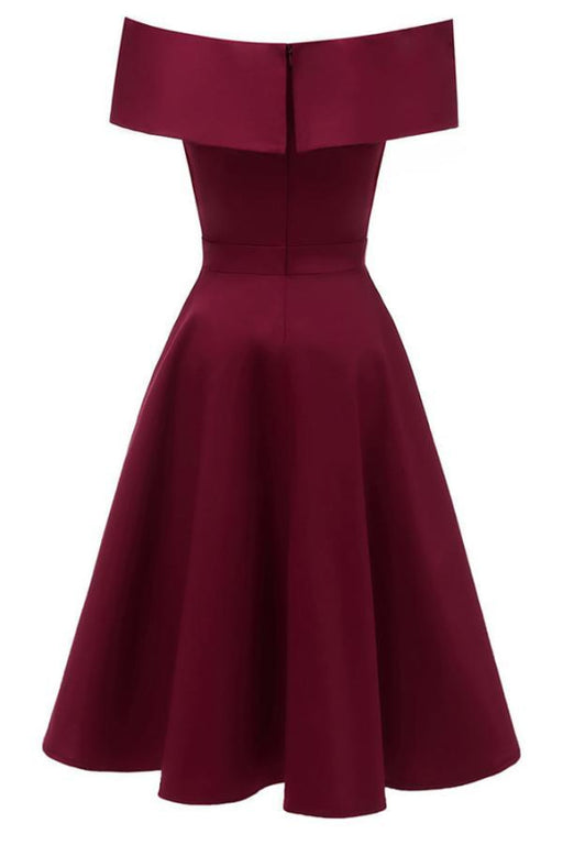 Evening Office Lady Work Elastic Off Shoulder Dresses - lace dresses