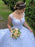 Exquisite Scoop Short Sleeve Zipper Lace Wedding Dresses - wedding dresses