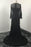 Eye-catching Wonderful Excellent Black Mermaid Dresses Long Sleeves Lace Appliques Sheer Jewel Neck Prom Dress - Prom Dresses