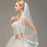 Eyelash Short One Layer Tulle Wedding Veils | Bridelily - wedding veils
