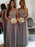 Fashion A-Line/Princess Floor-Length Applique Scoop Chiffon Bridesmaid Dresses YB735 - Bridesmaid Dresses