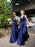Fashion A-Line/Princess Pleats Chiffon V-neck Floor-Length Bridesmaid Dresses YB44135 - Bridesmaid Dresses