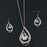 Fashion Crystal Necklace Earrings Jewelry Sets | Bridelily - clear - jewelry sets