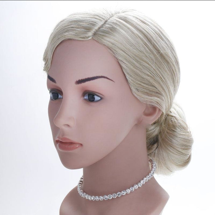 Fashion Crystal Silver Chain Bridal Necklaces | Bridelily - necklaces