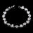 Fashion Crystal Silver Necklace Earrings Bracelet Jewelry Set | Bridelily - jewelry sets