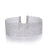 Fashion Full Crystal Short Wedding Necklaces | Bridelily - 38mm silver - necklaces