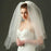 Fashion Mesh Two Layers Veils With Comb Wedding Veils | Bridelily - wedding veils