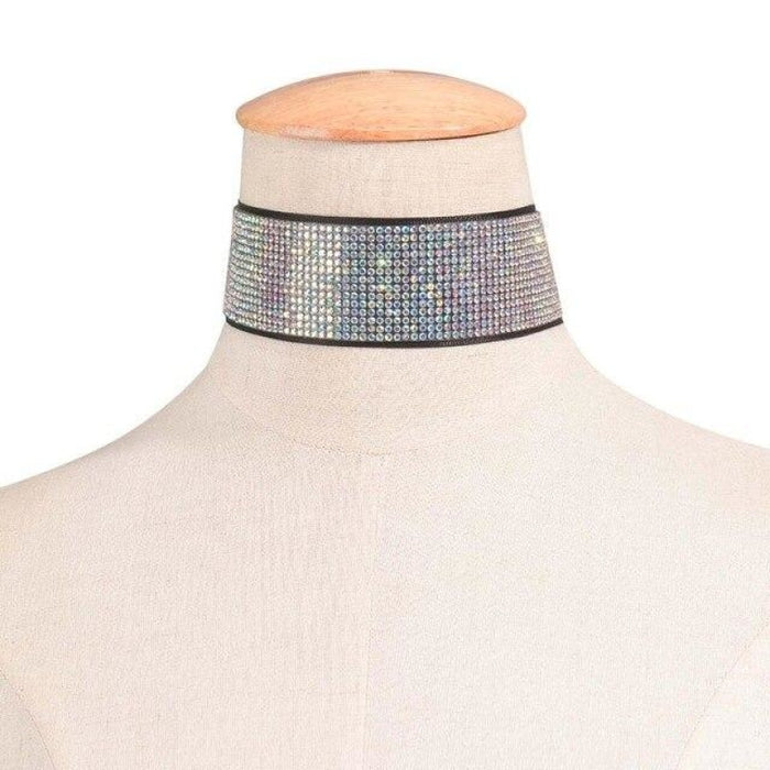 Fashion Multicolour Full Crystal Bridal Necklaces | Bridelily - 38mm / Multi - necklaces