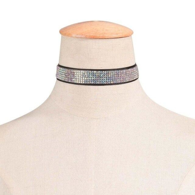 Fashion Multicolour Full Crystal Bridal Necklaces | Bridelily - 18mm / Multi - necklaces