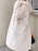 Faux Fur Coats For Women Hooded Long Sleeves Polyester Long Pink Winter Overcoat