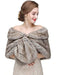 Faux Fur Wedding Wrap Bridal Shawl Stole