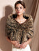 Faux Fur Wedding Wrap Bridal Shawl Stole