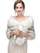 Faux Fur Wedding Wrap Bridal Shawl Stole