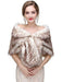 Faux Fur Wedding Wrap Bridal Shawl Stole