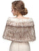 Faux Fur Wedding Wrap Bridal Shawl Stole