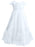 Flare Sleeve Flower Girl A Line Party Dress Floor Length Bridesmaid Dress - Ivory / 2-3y - Flower Girl Dress