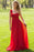 Floor Length One Shoulder Chiffon Prom Cheap Evening Dress with Pleats - Prom Dresses
