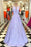 Floor-Length Sleeveless Lilac Prom Dress A Line Long Evening Dresses - Prom Dresses