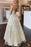 Floor Length Spaghetti Straps Backless Beach Wedding Dress - Wedding Dresses