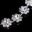 Flower Crystal Silver Wedding Jewelry Sets | Bridelily - jewelry sets