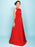 Flower Girl Dresses Red Jewel Neck Satin Fabric Sleeveless Floor Length A Line Beaded Kids Party Dresses