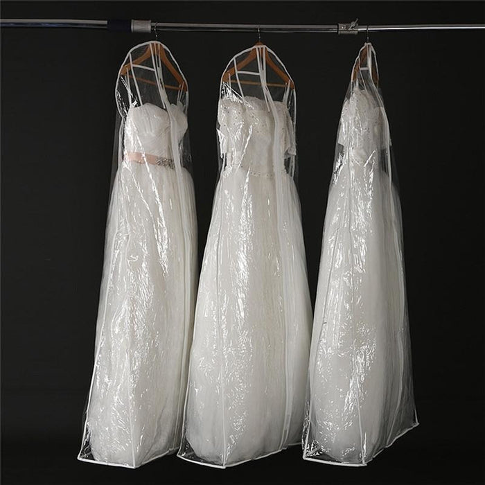 Foldable Mesh Clear Dust Cover Garment Bags | Bridelily - garment bags
