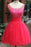 Fuchsia Tulle Beading Prom Dresses Homecoming Dress - Prom Dresses