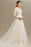 Gergrous Long Sleeve Lace Rulle Tulle A-line Wedding Dress - wedding dresses