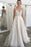 Glamorous A-line Ivory Spaghetti Straps Backless Tulle Beach Wedding Dress - Wedding Dresses