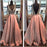 Glamorous Deep V-Neck Sleeveless Floor-length Royal Blue Prom Dress with Beading - Prom Dresses