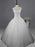 Glamorous Lace Ball Gown Tulle Wedding Dresses - Pure White / Floor Length - wedding dresses
