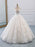 Glamorous Lace Tulle Ball Gown Wedding Dresses - ivory / Floor Length - wedding dresses