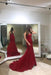 Glorious Fascinating Wonderful Sexy Trumpet Red Strapless Sweep Train Lace Prom Dress Long Formal Gown - Prom Dresses