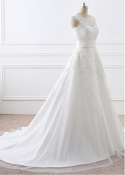 Gorgeous 2 in 1 Removable Skirt Wedding Dresses With Detachable Skirts - wedding dresses