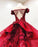 Gorgeous Ball Gown Prom Beading Long Quinceanera Dress with Flowers - Prom Dresses