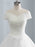 Gorgeous Cap Sleeves Sequins Lace-Up Ball Gown Wedding Dresses - wedding dresses