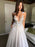 Gorgeous Deep V-neck Appliques Tulle Wedding Dresses - wedding dresses