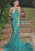 Gorgeous Halter Sleeveless Sparkly Shiny Mermaid Prom Dresses - Prom Dresses