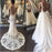 Gorgeous Illusion Tulle Detachable-Train Sleeveless Lace Applique Wedding Dress - Wedding Dresses
