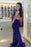 Gorgeous Jewel Beading Mermaid Prom Trumpet Sleeveless Sweep Train Evening Dress - Prom Dresses