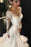 Gorgeous Long Sleeves Mermaid V-neck Gown Ivory Wedding Dress - Wedding Dresses