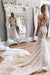 Gorgeous Mermaid Off-the-Shoulder Chapel Train Ivory Tulle Wedding Dress - Wedding Dresses