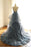 Gorgeous Spaghetti Straps Navy Prom Dress V Neck Ruffles Party Dress - Prom Dresses