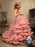 Gorgeous Strapless Lace-up Floor Length Sashes Wedding Dresses - Pink / Floor Length - wedding dresses