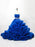 Gorgeous Strapless Lace-up Floor Length Sashes Wedding Dresses - royal blue / Floor Length - wedding dresses